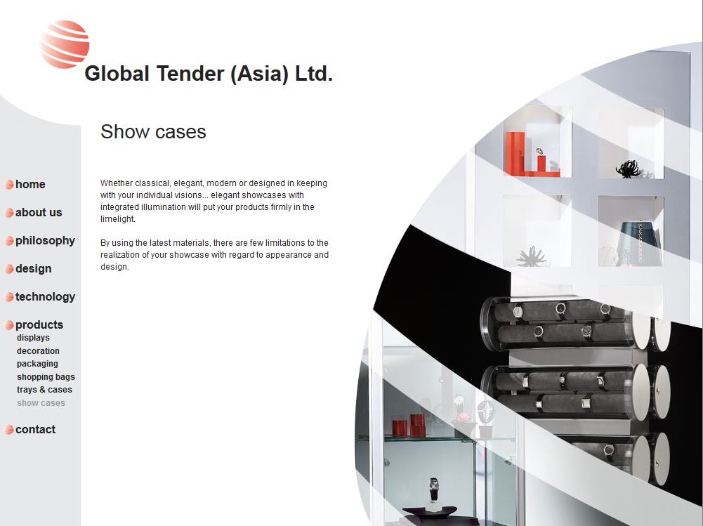 Showcases examples from Global Tender